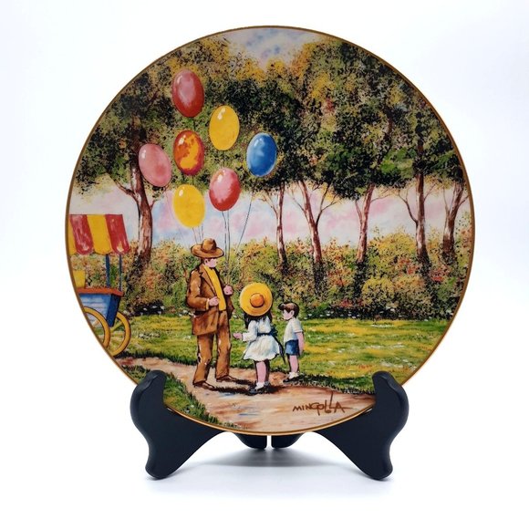The Balloon Man Artist Plate By Dominic Mingolla Calhouns Collector Society 1979 - Picture 1 of 8